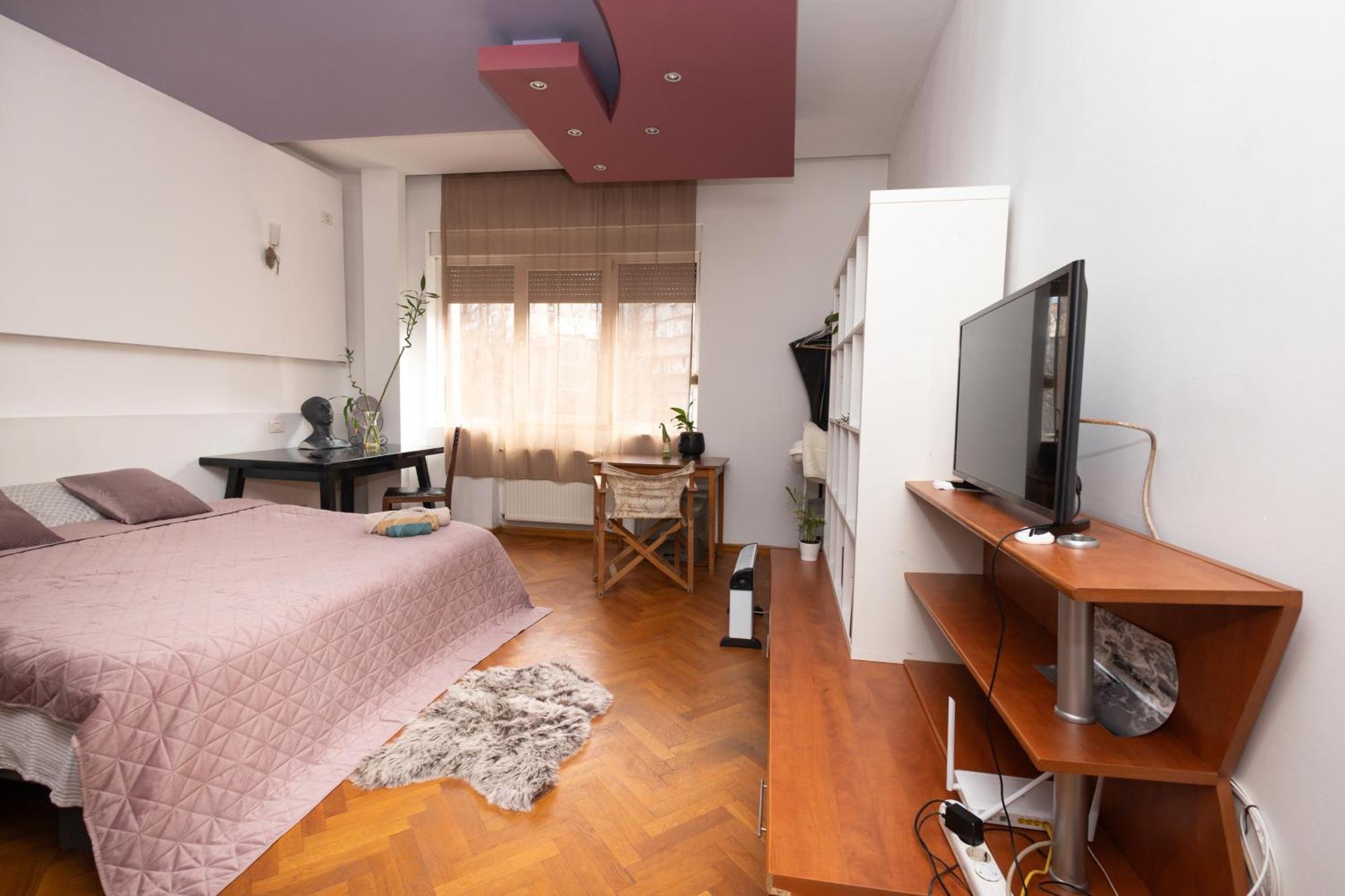 Shared Retro Vintage Luxury Apartment Boekarest Buitenkant foto